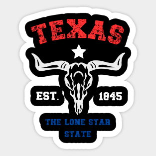 Texas The Lone Star State Sticker